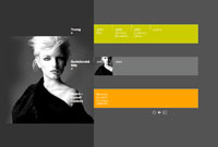Webdesign pro Modrá Fashion Design